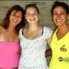 Amanda Knox with housemates Filomena and Laura